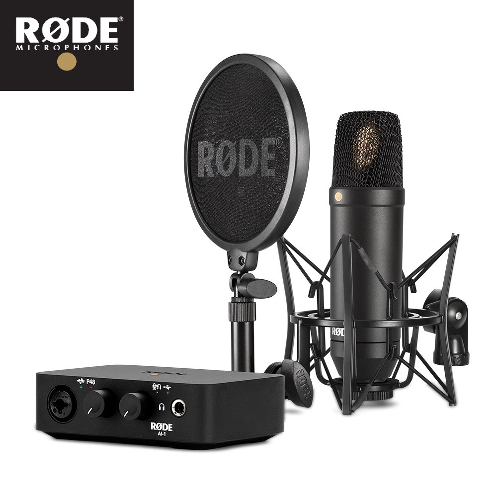 RODE NT1 AI-1 KIT 麥克風錄音介面套裝組 台灣公司貨【敦煌樂器】