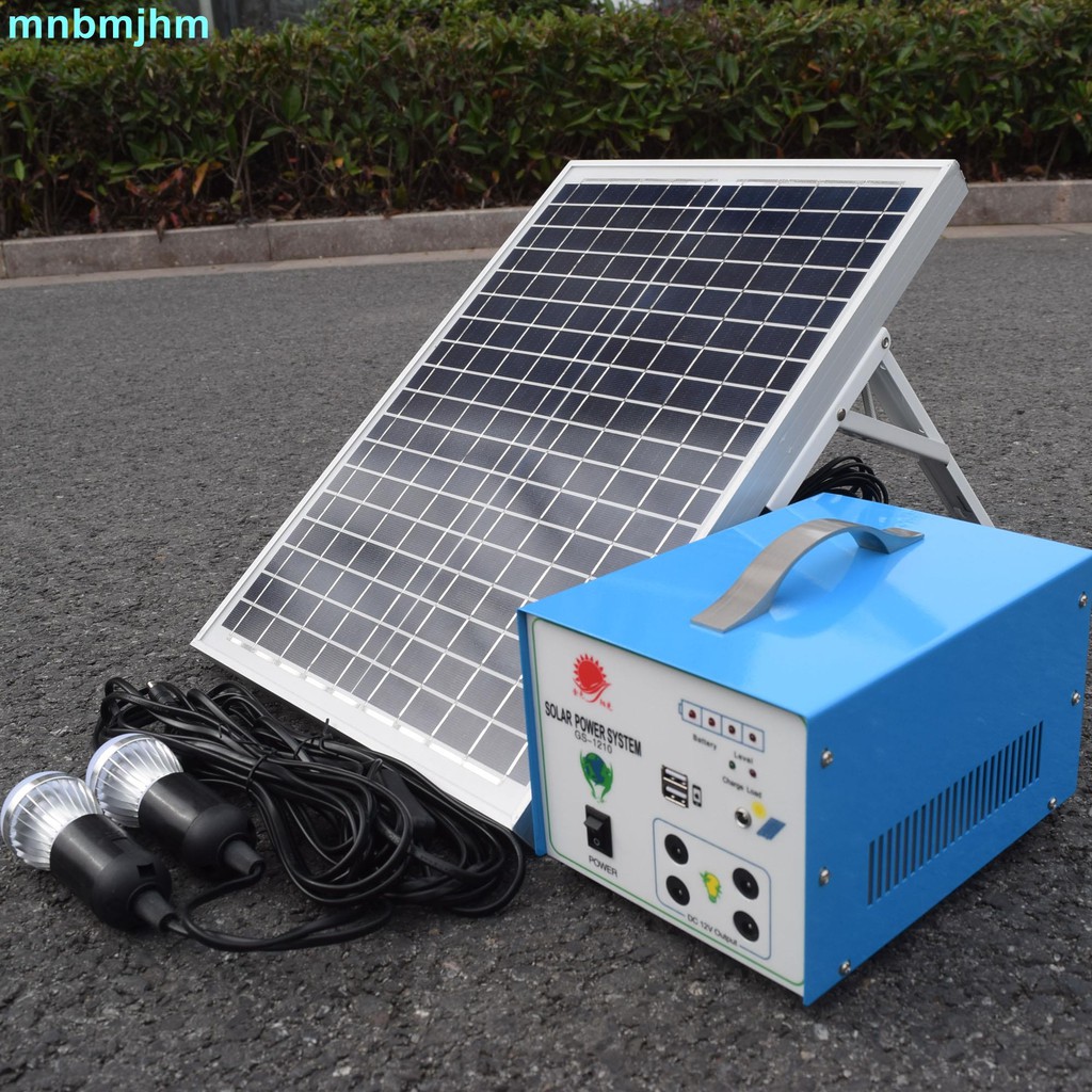 小型光伏發電系統太陽能電池板發電系統家用全套太陽能發電機戶外 蝦皮購物