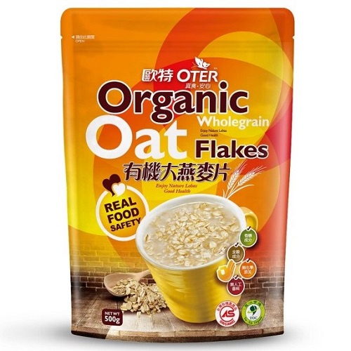 歐特 有機大燕麥片 500g/包(另有即期品效期至2025.11.12)