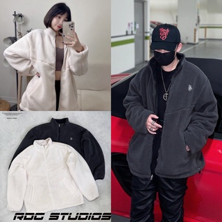 [NiL] 韓國製 RDC STUDIOS 雙面穿 刺繡Logo 羊羔毛 尼龍 風衣 外套
