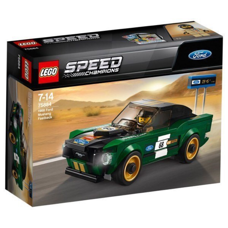 《傑克玩樂高》LEGO 樂高積木 75884 speed champion 福特 野馬 肌肉車 Ford Mustang