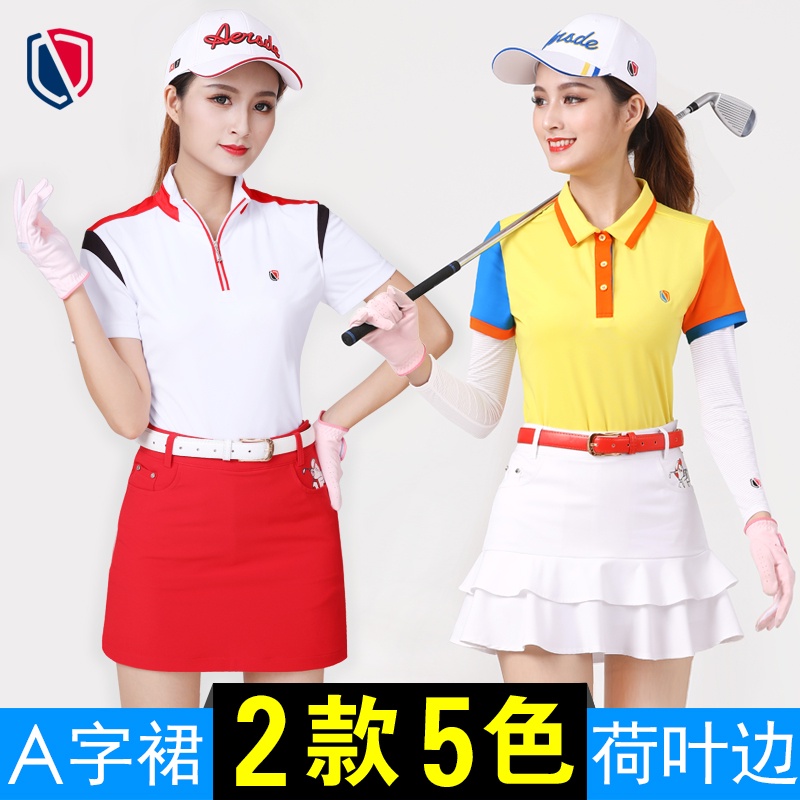 高爾夫 短裙 女裝 短褲 GOLF 球裙子 女 防走光 速幹 女士 高爾夫服裝 韓版 夏季 打球服裝 高爾夫球裙 防走光