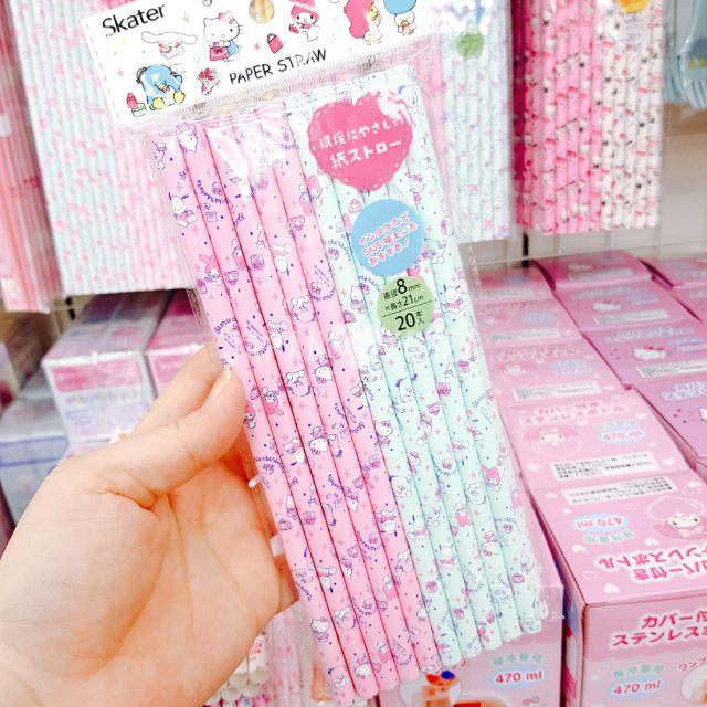 紙吸管 三麗鷗 史奴比 Hello Kitty 雙子星 小美人魚 維尼 米奇 玩具總動【JAPAN❤KOREA】(現貨)