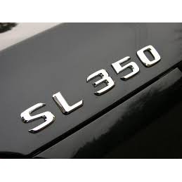 圓夢工廠 BENZ 賓士 R231 2011~on SL 350 SL350 後車箱鍍鉻銀改裝字貼 字標 同原廠款式