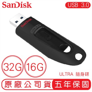 SANDISK 32G 16G ULTRA CZ48 USB3.0 100 MB 隨身碟 公司貨 32GB 16GB