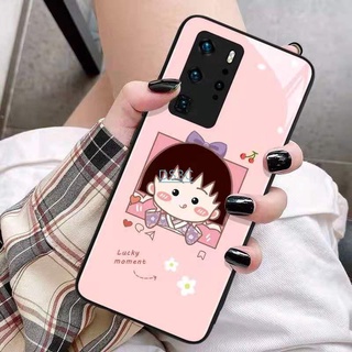 💕臺灣新貨直發🔥櫻桃小丸子OPPOReno5手機殼reno4se/r17/r15/r11s玻璃a52男女a92s