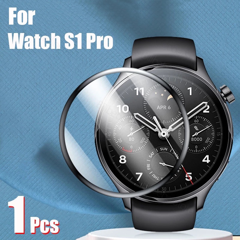 XIAOMI 3d 複合膜防爆膜, Smartwatch 全曲面高清透明膜, 適用於小米手錶 S1 Pro (非玻璃)