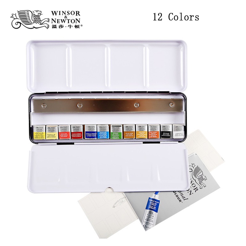 Winsor &amp; Newton 溫莎牛頓畫家專業水彩顏料12 /24色 法國製造