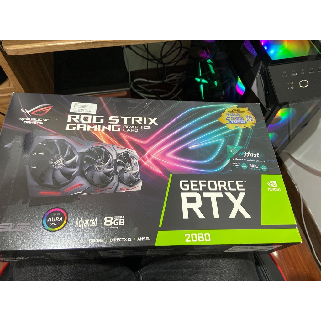 華碩ROG-STRIX-RTX2080-A8G-GAMING 顯卡 限北部面交，自取少500