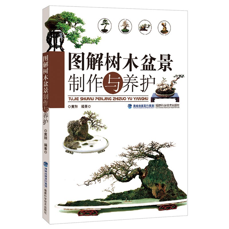 圖解樹木盆景製作與養護 盆景書籍盆栽書籍 盆景造型設計圖 盆景製作書養護書籍盆景藝術造