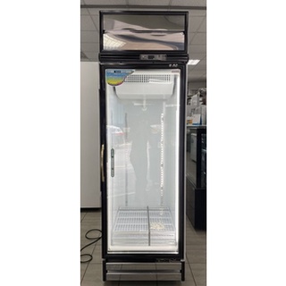 冠億冷凍傢俱行 臺灣製瑞興500L 冷藏展示冰箱/玻璃冰箱/冷藏冰箱/時尚黑版本