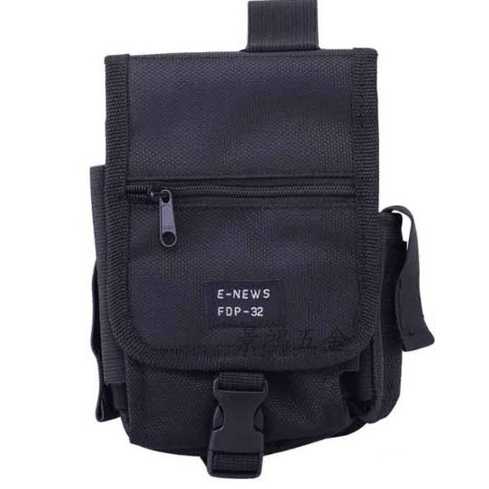 景鴻五金 公司貨 FUNET 工具袋系列 塔氟龍電工工具袋 (超耐磨布) 多功能警用側包 FDP-32 含稅價