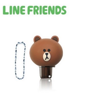 LINE FRIENDS 立體造型8GB OTG雙介面隨身碟 QQ熊大(WH251)