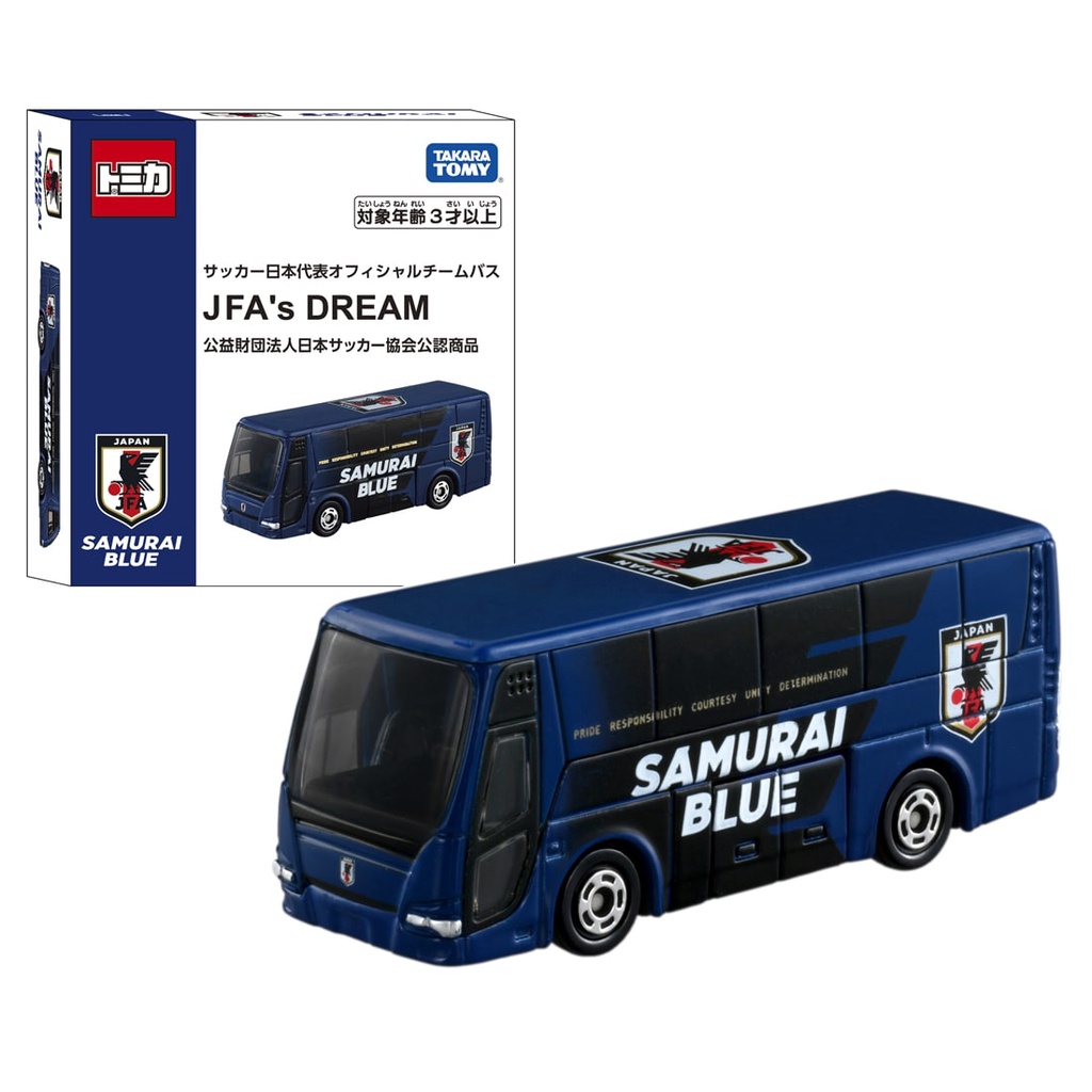 宥宥 TOMICA 多美小汽車 特注 日本國家足球代表隊 JFA's DREAM Samurai Blue 巴士 遊覽車