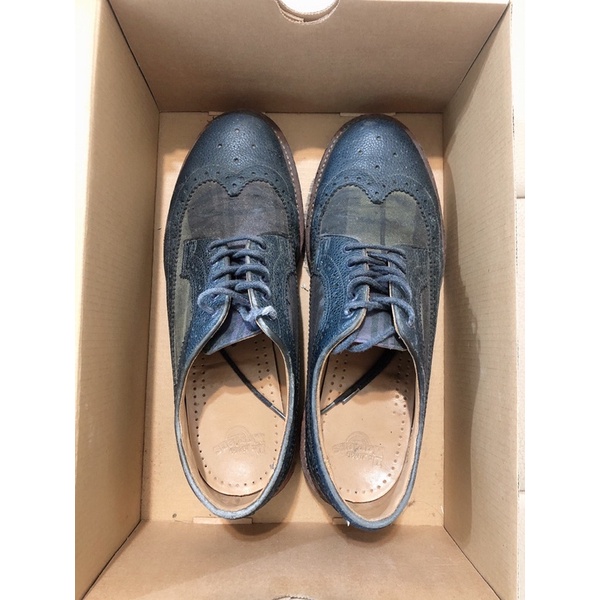 Dr.Martens 馬汀大夫紳士男鞋 經典3989 navy+navy/green