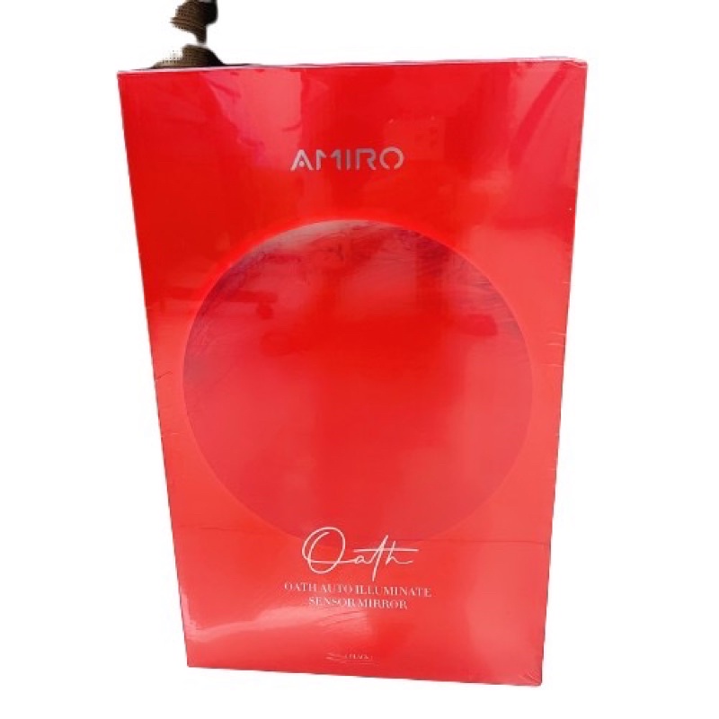 👏🏻【AMIRO】全新第三代AMIRO Oath 自動感光 LED化妝鏡(國際精裝彩盒版)-黛麗黑