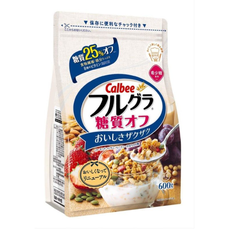 現貨日本Calbee卡樂比 穀物麥片 減糖25%