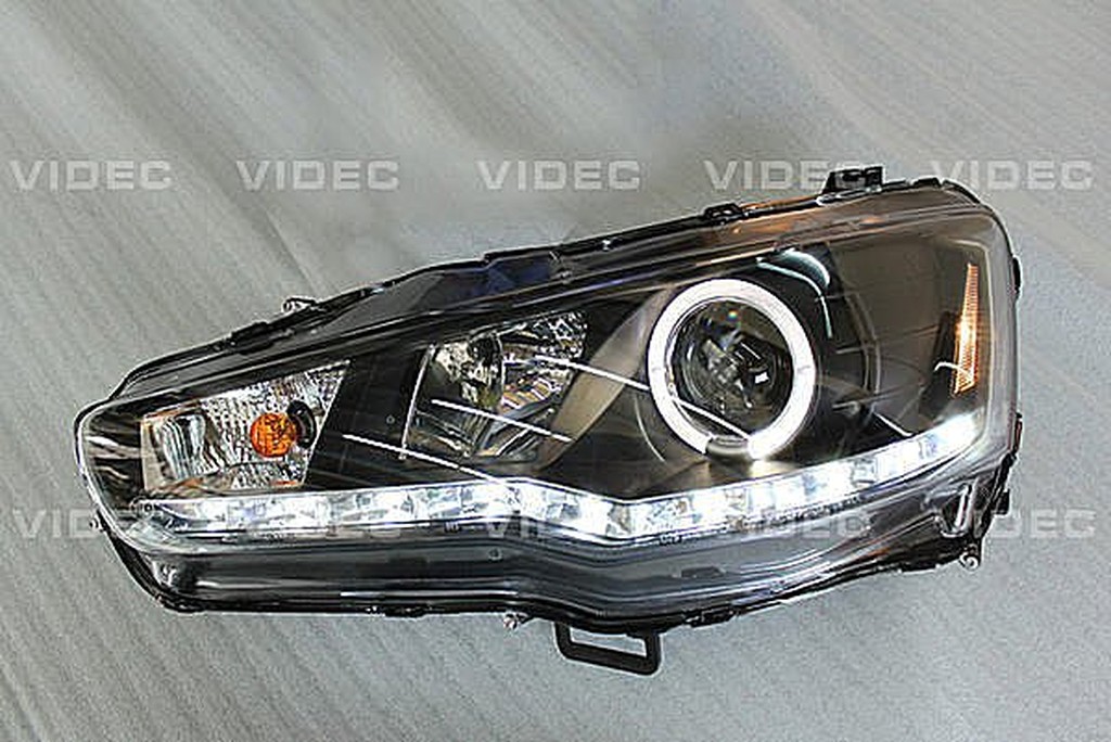 DIY商城 三菱 FORTIS LANCER LED DRL 大燈 光圈 魚眼 總成 A款