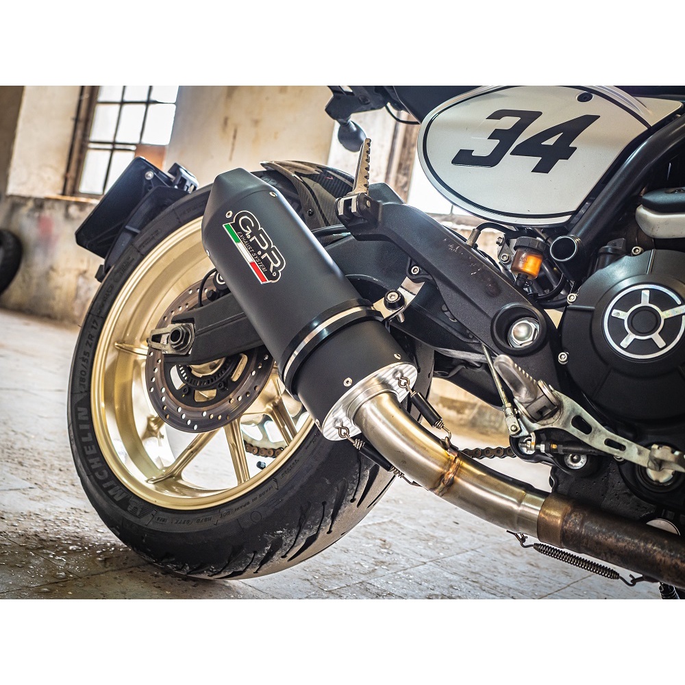誠一機研 義大利 GPR 排氣管 Ducati SCRAMBLER 800 821 改裝 重機 紅牌 杜卡迪