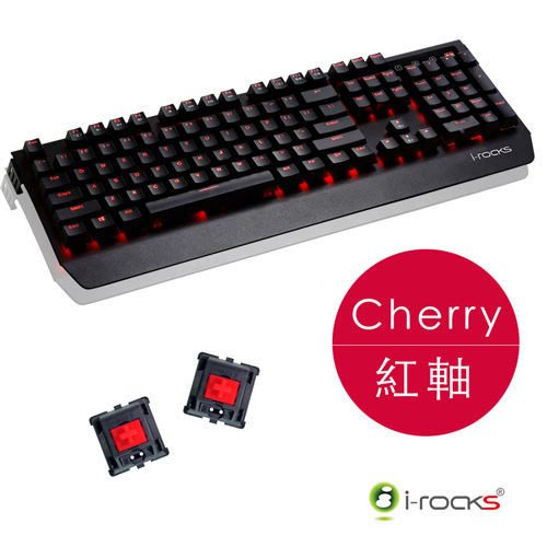 【S03 筑蒂資訊】i-Rocks IRK60M 電競鍵盤 K60M 機械式CHERRY-紅軸