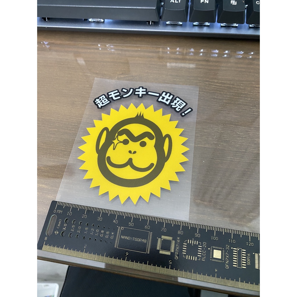 萊特 機車貼紙 HONDA 小猴子 MONKEY 3M 反光材質 雙色 UV油墨