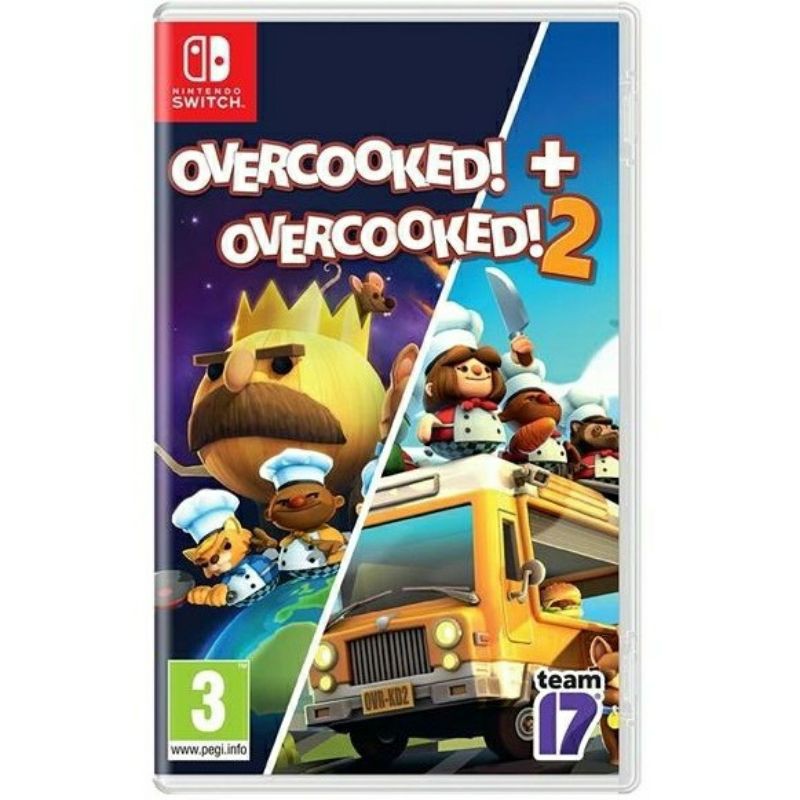 【柯p遊戲館🌈】現貨 NS Switch Overcooked 煮過頭1+2 中文版 （1代為英文版）