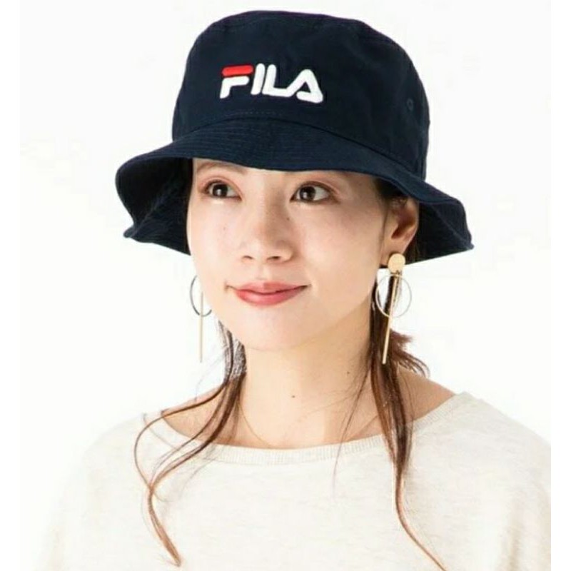 🌸免運求帶走🌸正牌 Fila 藍色漁夫帽