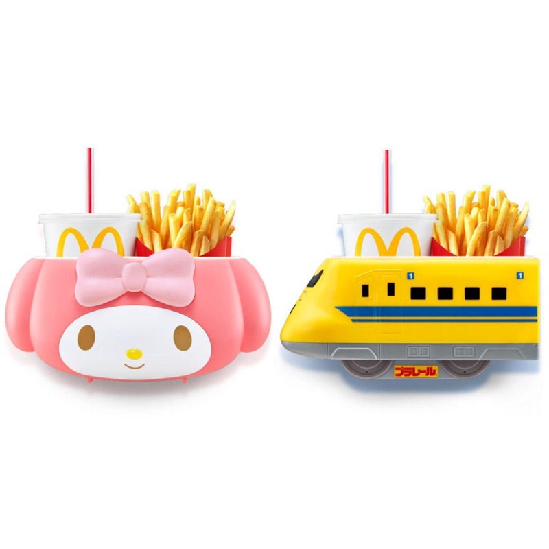 剩最後兩個新幹線🇯🇵日本麥當勞 兒童野餐盒 提籃 新幹線 美樂蒂 野餐籃