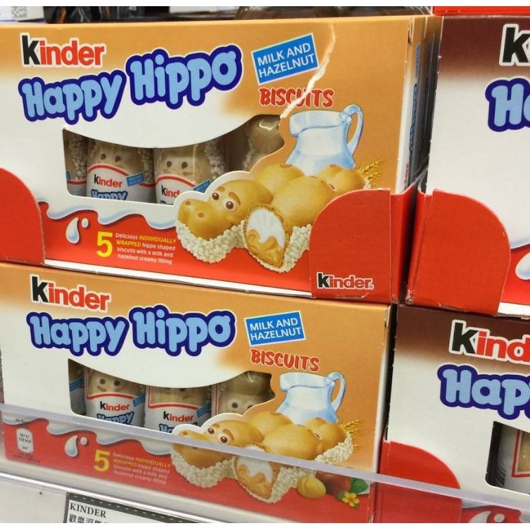 (優惠區)健達kinder 黑河馬 白河馬 健達河馬巧克力Kinder happy hippo朱古力