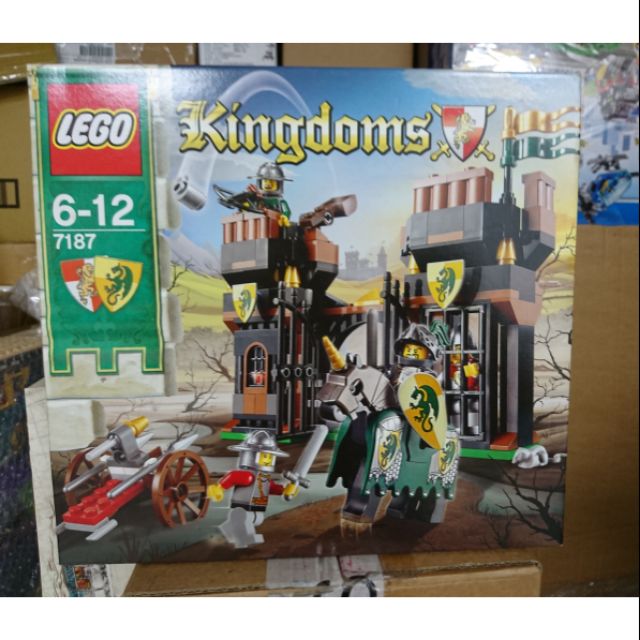 樂高 lego 7187 國王系列 逃離龍騎士的監獄 綠龍國 徵兵 中古世紀 馬 全新未開 現貨 lego7187