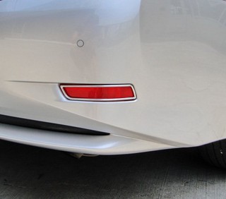 ~圓夢工廠~ Toyota Altis 2013~up 鍍鉻後保桿燈框 後反光片框