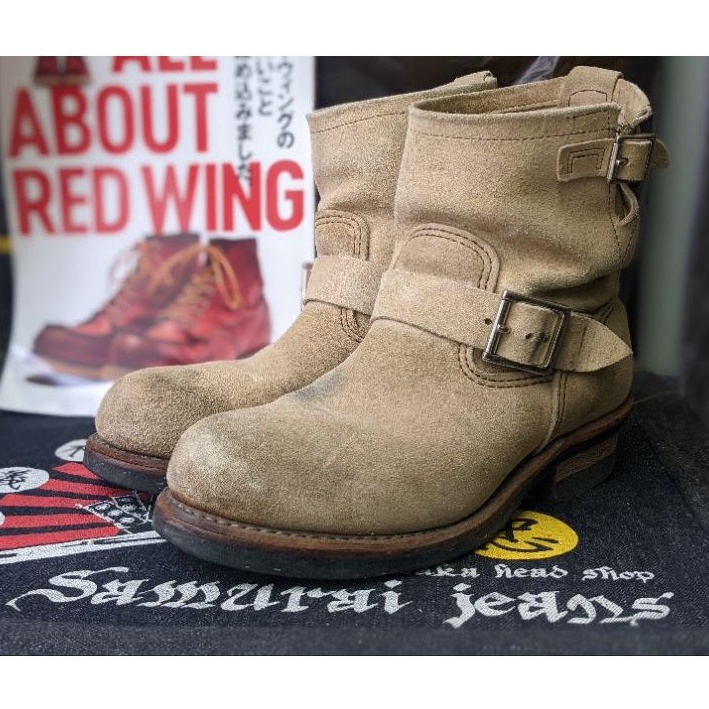 red wing 2965 麂皮 中筒 工程師靴 engineer boots