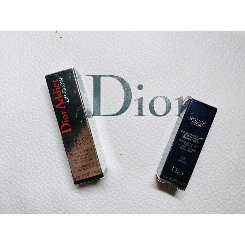 迪奧專櫃Dior癮誘粉漾潤唇膏#001藍星訂製唇膏#999