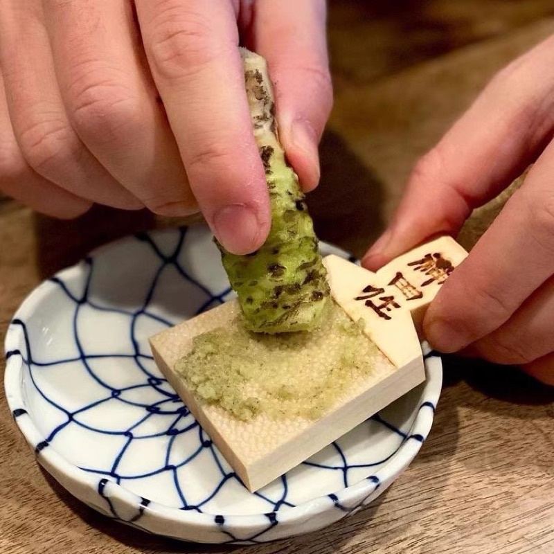 《茉莉餐具》🔥滿額免運🔥鯊魚皮磨泥器 日本製 鯊魚皮 神田佐 磨泥板 磨姜 山葵 日料 料理用具 磨板