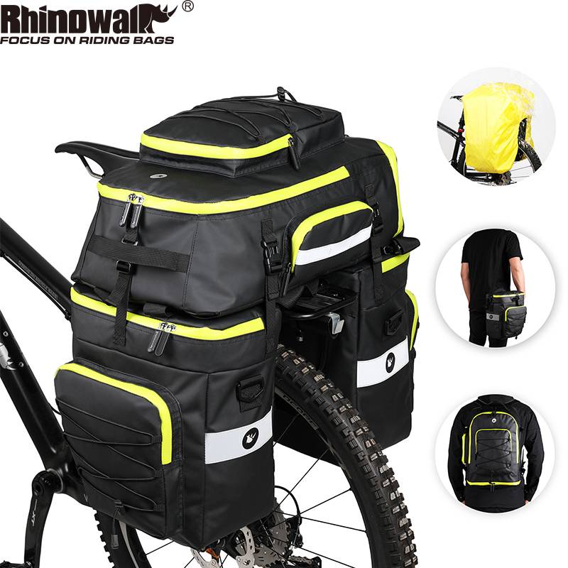 Rhinowalk 65L 自行車包  3 合 1 自行車馱包  行李箱包   自行車後架包