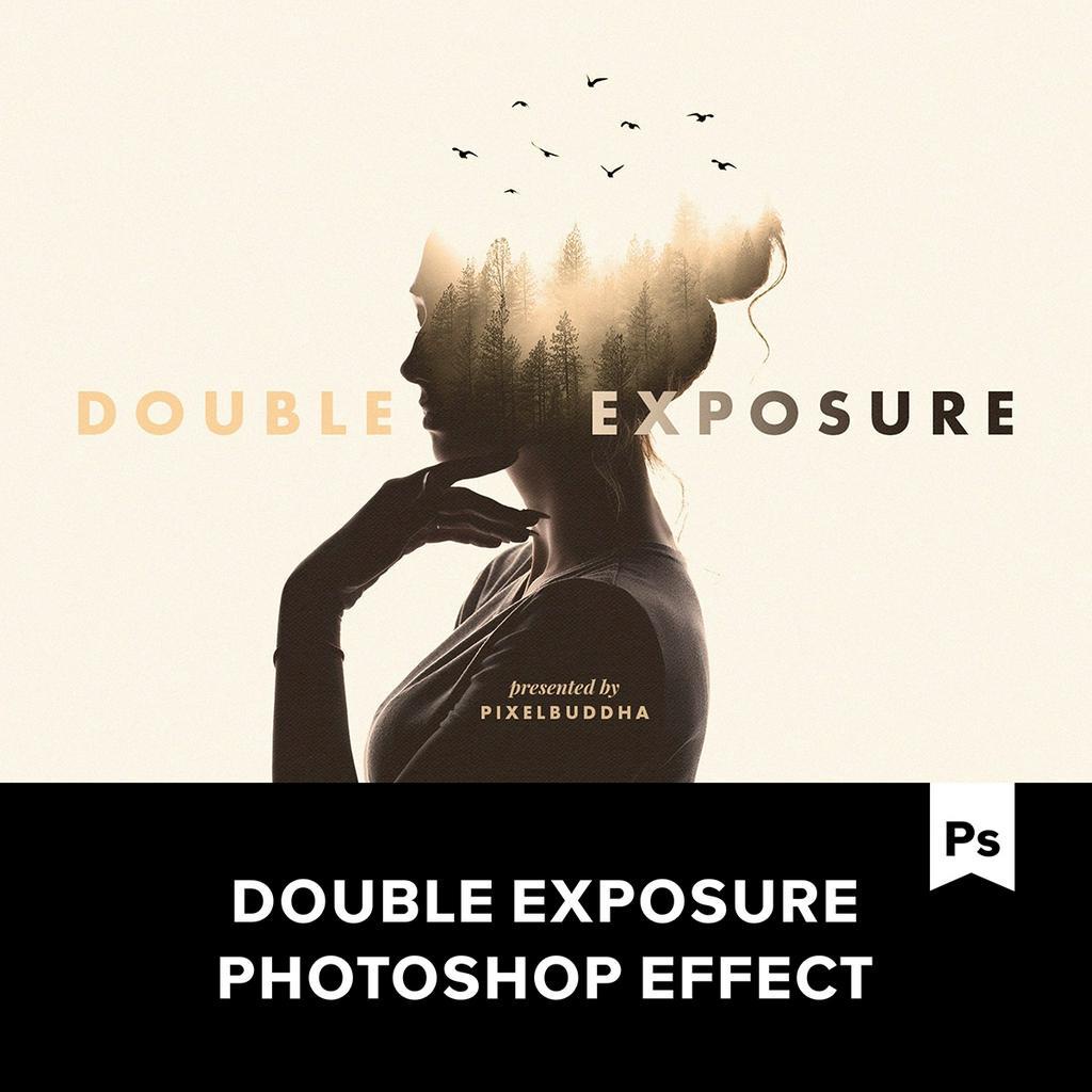 Photoshop | Double Exposure Effect 雙重曝光效果PS插件動作.A2020030701