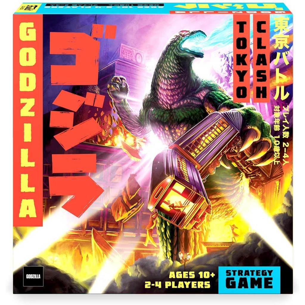 【幫長選物所】美版／FUNKO GAME／哥吉拉／Godzilla／東京衝突桌遊／Tokyo Clash／2~4位玩家
