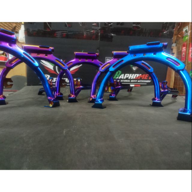 巴風特force Smax 白鐵鍍鈦中柱 蝦皮購物