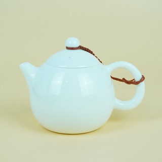 陶說 石瓢小龍蛋側把壺/高白瓷青瓷  200cc至230cc  茶壺 茶具