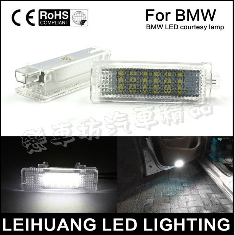 BMW E86 F25 F26 F15 F16 F07 F22 F45 E85 LED 照地燈 門燈 後車廂 直上免修改