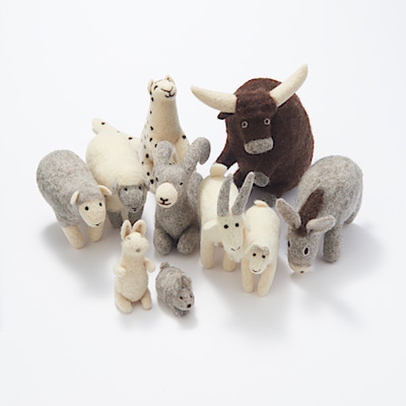 日本 MUJI 無印良品代購 FOUND MUJI 羊毛氈系列 動物