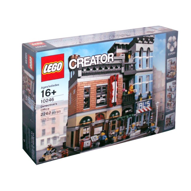 ［BrickHouse] LEGO 樂高 街景系列 10246 偵探社 全新 拆盒一邊開個過