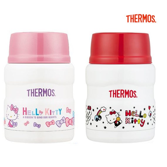 (附湯匙)THERMOS 膳魔師 Kitty 不鏽鋼燜燒罐 保溫瓶 食物罐 0.47L SK3000KT 470ML