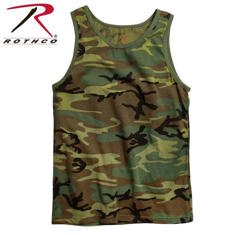 [多色點入選擇] Rothco Camo Tank Top 迷彩背心