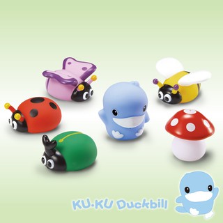 KUKU酷咕鴨 水中玩具-花園昆蟲組(6入) 洗澡玩具 戲水玩具 【公司貨】🍀小豆苗