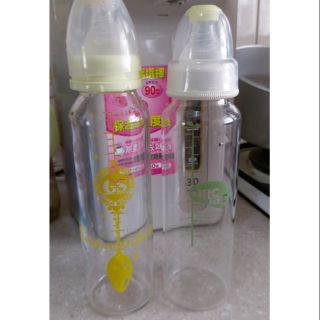 Nac 玻璃奶瓶 (不含奶嘴)和母乳儲存瓶