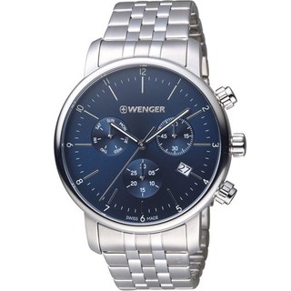 瑞士WENGER Urban 都會系列 經典極簡美學計時腕錶 01.1743.105