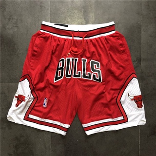 Image of 【10種款式】NBA球褲 芝加哥 公牛隊 BULLS 紅色 口袋 和其他款式 球褲 運動短褲