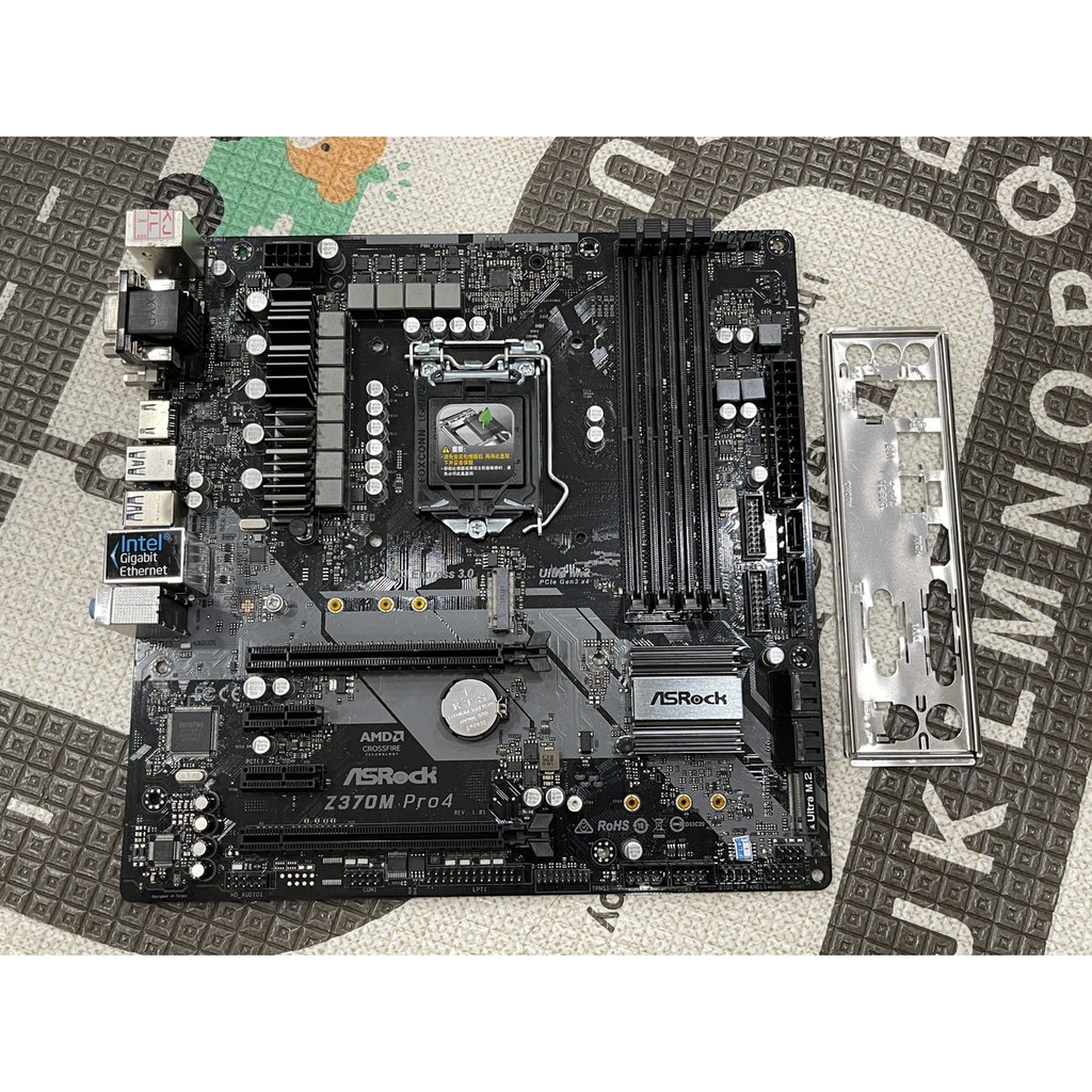 華擎 ASRock Z370M Pro4 LGA1151 主機板 可超頻 8600K 9600K 8700K 9900K