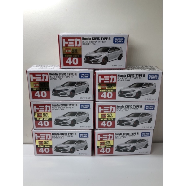 全新未拆 Tomica 多美 TOMICA NO.40 Honda Civic Type R 本田 新車貼